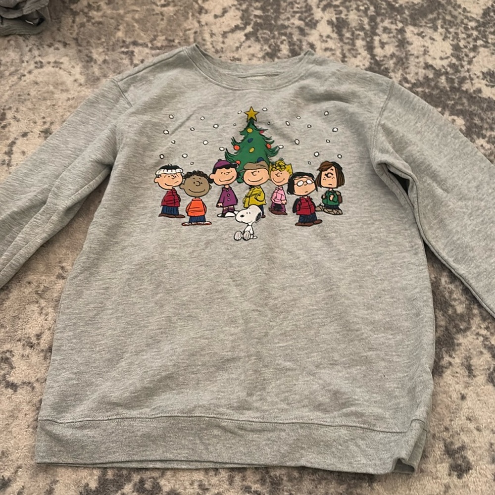 sweatshirtt christmas charlie brown